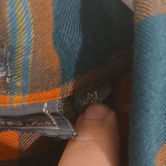 Vibrant Orange and Green Casual Button Down Shirt 1970s - Picture 6 of 9